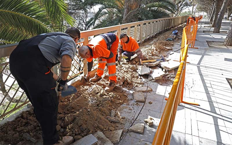 El paseo del Rompidillo se “pone al día” gracias a una inversión de un millón de euros para su remodelación y renovación del alumbrado