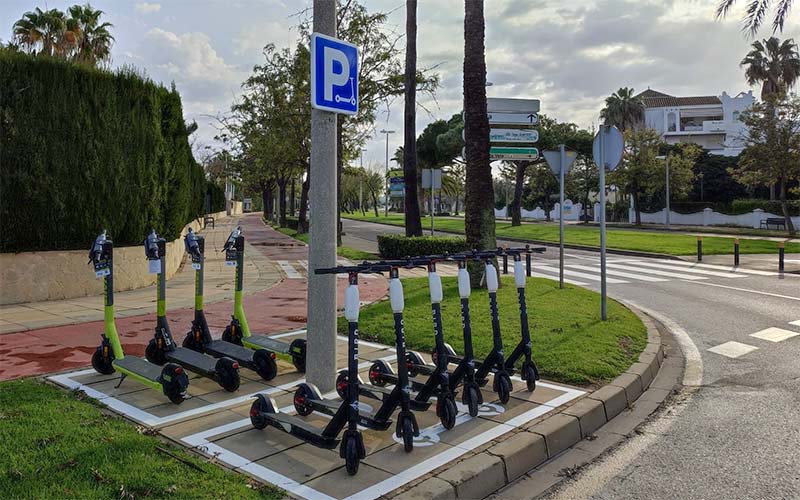 Los patinetes eléctricos de alquiler ‘llegan’ también a Rota