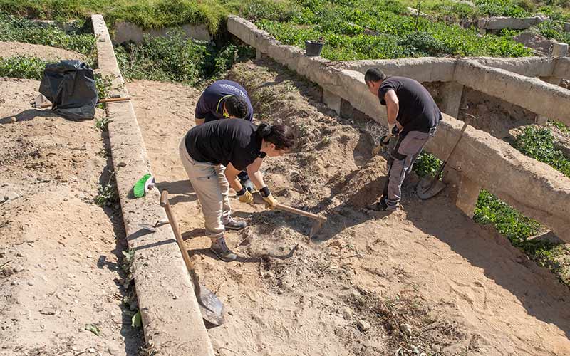 Un último sondeo en la fosa norte del cementerio de San José antes de seguir avanzando en la localización de represaliados en la fosa sur