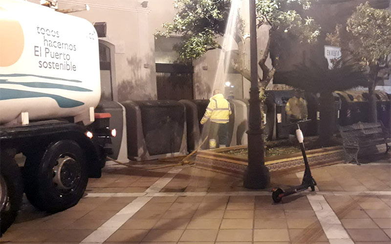 Doce días para alcanzarse la “normalidad” en las calles de El Puerto tras once jornadas de huelga que dejaron 2.200 toneladas de basura