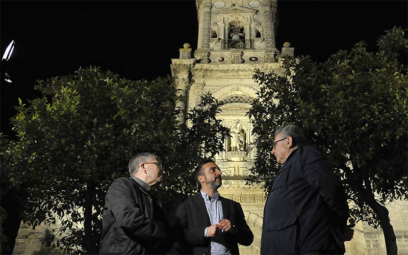 La “iluminación singular” del centro histórico de Jerez, completada