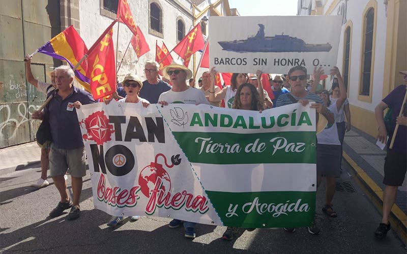 Convocada para el domingo 8 de mayo la XXXIV Marcha a Rota, “por la eliminación de todas las bases militares y por una Andalucía en paz”