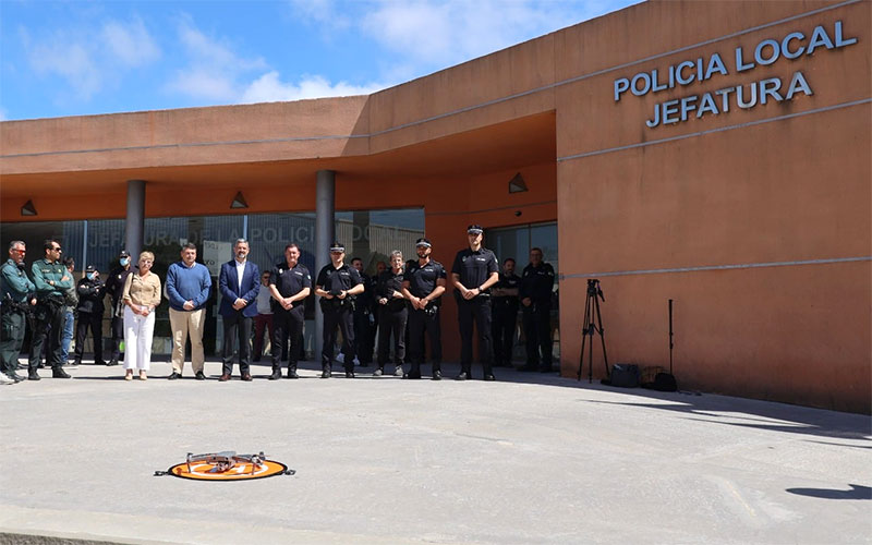 La Policía Local de Rota comienza a usar su nuevo dron