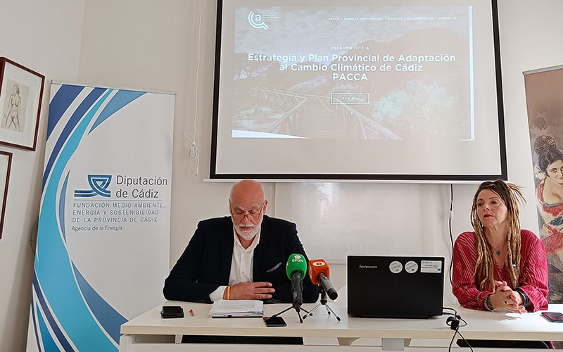 Una web persigue implicar a los gaditanos interesados en la elaboración del Plan Provincial de Adaptación al Cambio Climático
