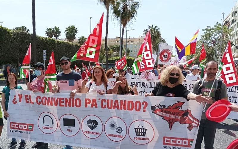 Teleoperadores en Jerez se suman al paro nacional; el sector reclama un “convenio justo” con medidas que garanticen un “trabajo digno”