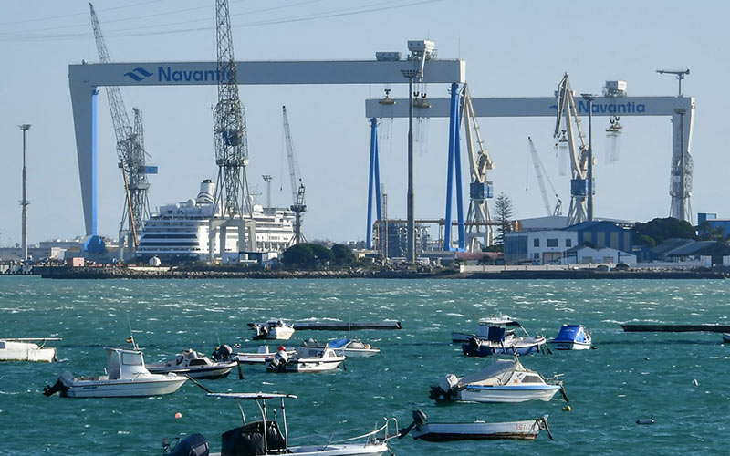 Los astilleros de la Bahía de Cádiz “consolidan” su fortaleza como centro de reparación de cruceros, sin descartar los buques mercantes