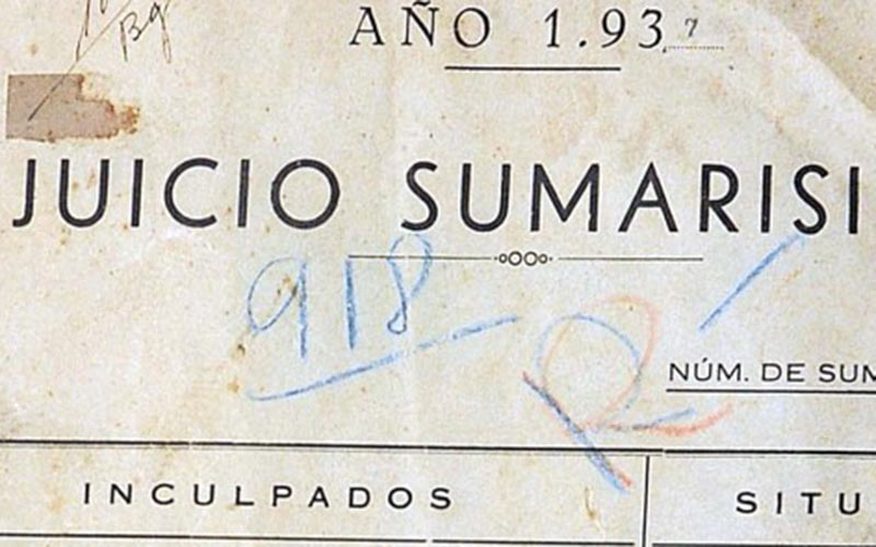 La Diputación continúa digitalizando expedientes de consejos de guerra incoados a vecinos gaditanos por la represión franquista