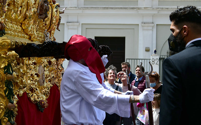 La carga, uno de los elementos valorados para la declaración de la Semana Santa de Cádiz como Fiesta de Interés Turístico Nacional