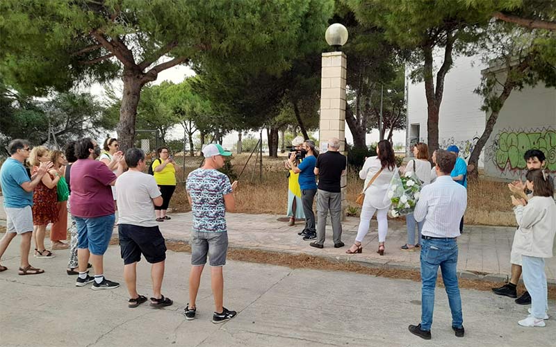 Vecinos celebran un nuevo acto en memoria de quienes sufrieron la represión franquista en el campo de concentración del Río San Pedro