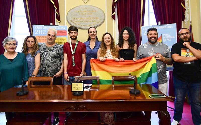 La Semana del Orgullo 2022 en la ciudad de Cádiz aúna reivindicación, visibilidad y celebración
