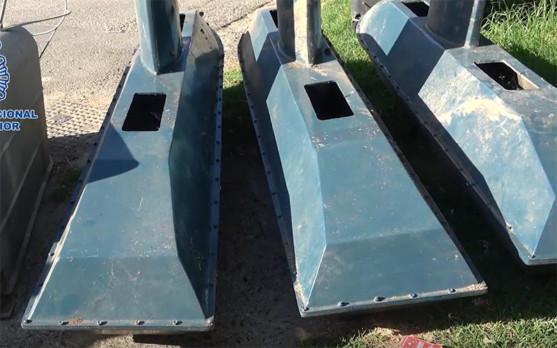 Cae en Castellar una trama que fabricaba para otros narcotraficantes drones submarinos capaces de cruzar el Estrecho con droga a bordo