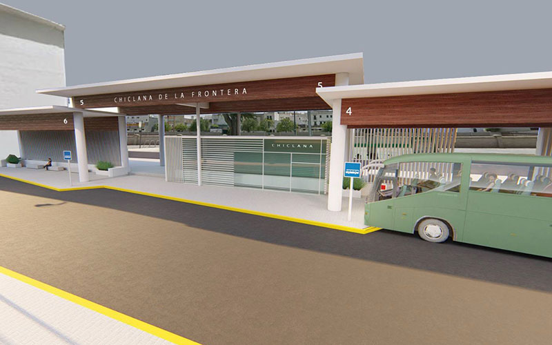 La estación de autobuses de Chiclana tendrá su marquesina