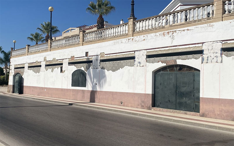 Las obras del CADE de Rota, a medias