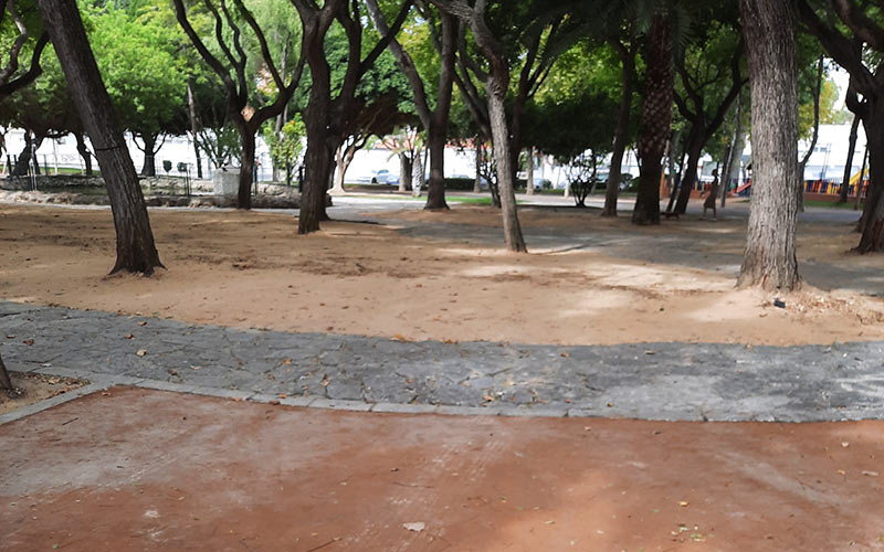 IU reclama “dignidad” para el parque Almirante Laulhé, en un estado cuestionable tras la feria