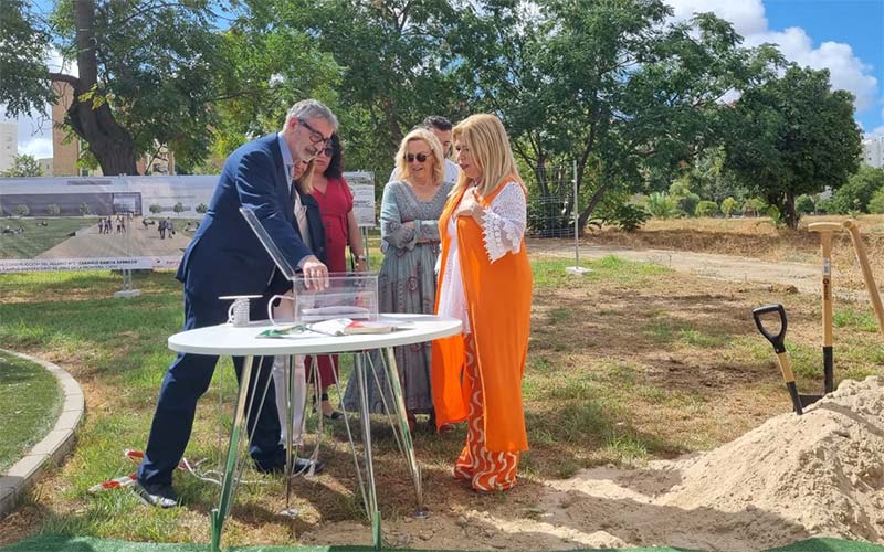 Colocada la primera piedra del segundo aulario que busca “consolidar” el campus de Jerez