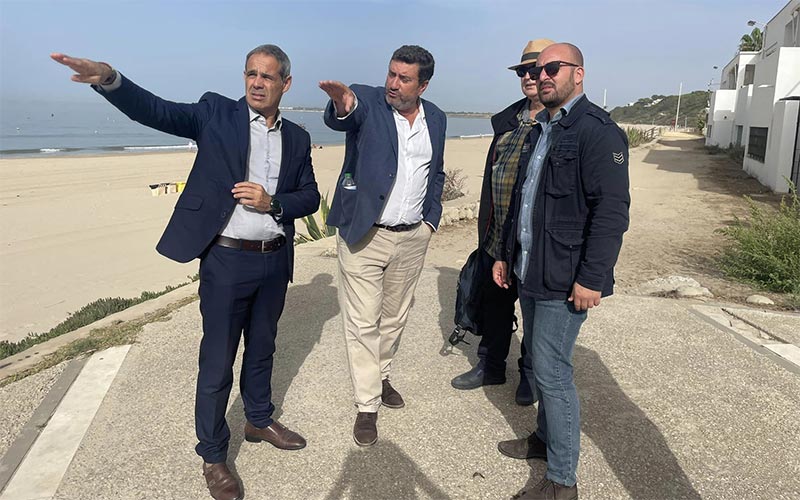 En marcha las obras del nuevo tramo de paseo en el frente costero portuense, entre las playas de Las Redes y Vistahermosa