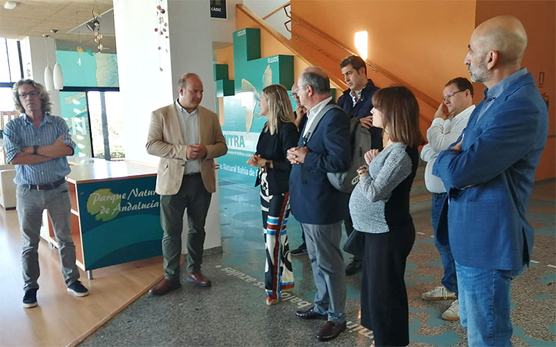 El centro de visitantes del Parque Natural Bahía de Cádiz se somete a mejoras para ser “más atractivo”