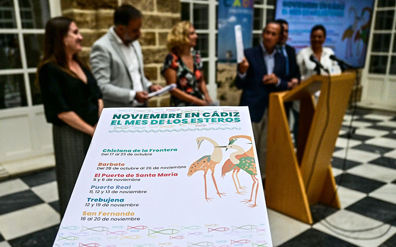 Chiclana, Barbate, El Puerto, Puerto Real, Trebujena y San Fernando programan actividades alrededor del ‘mes de los esteros’