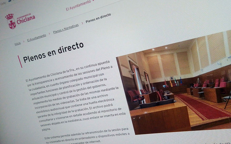 El Ayuntamiento de Chiclana se dota de una web más usable y segura: “ahora mismo estamos siendo atacados por IPs rusas”