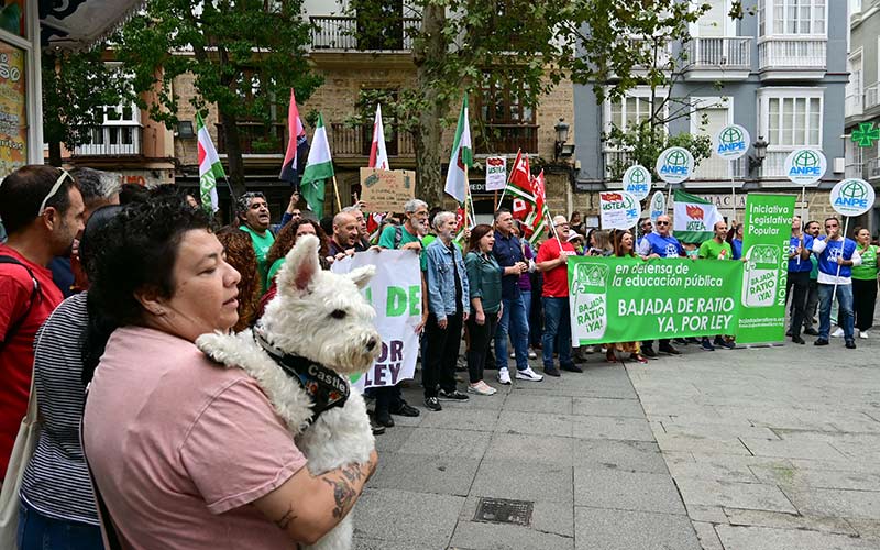 Desde Cádiz también se ‘presiona’ exigiendo la aprobación de la ILP para la bajada de ratios escolares