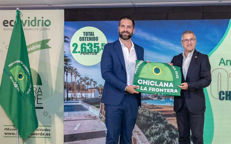 Chiclana, bandera verde por la recogida de vidrio