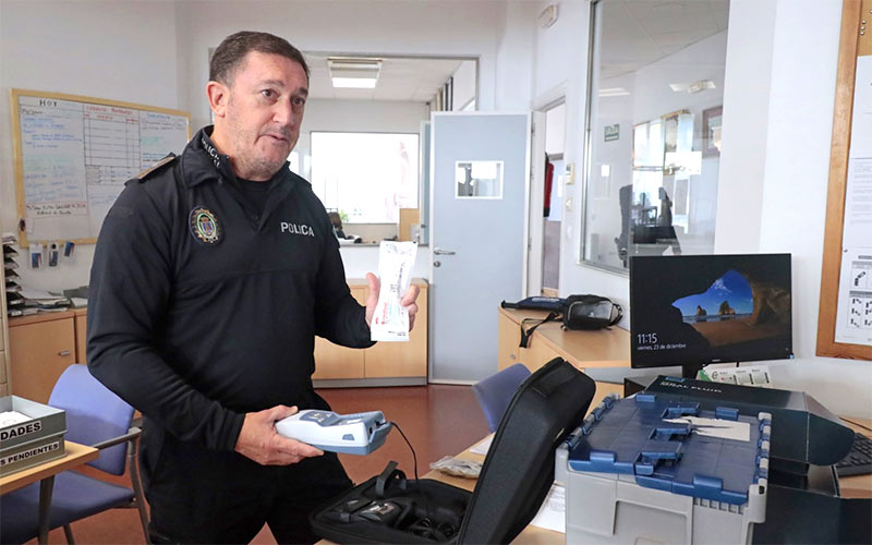 La Policía Local de Rota estrena ‘drogotest’