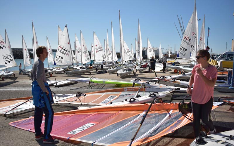 Regatas de alto nivel en aguas de la bahía de Cádiz para despedir el año 2022 y saludar a 2023