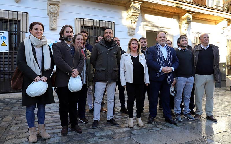 En marcha las obras del futuro Centro Cultural Palacio San Dionisio; una iniciativa privada que quiere ser “referencia de la creatividad” en Cádiz