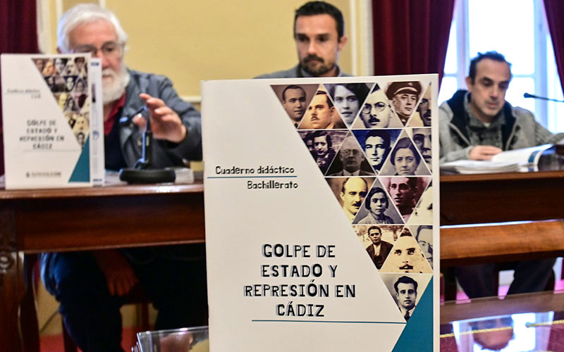 Los institutos de Cádiz tendrán a su disposición cuadernos didácticos sobre el golpe de Estado y la represión franquista en la ciudad