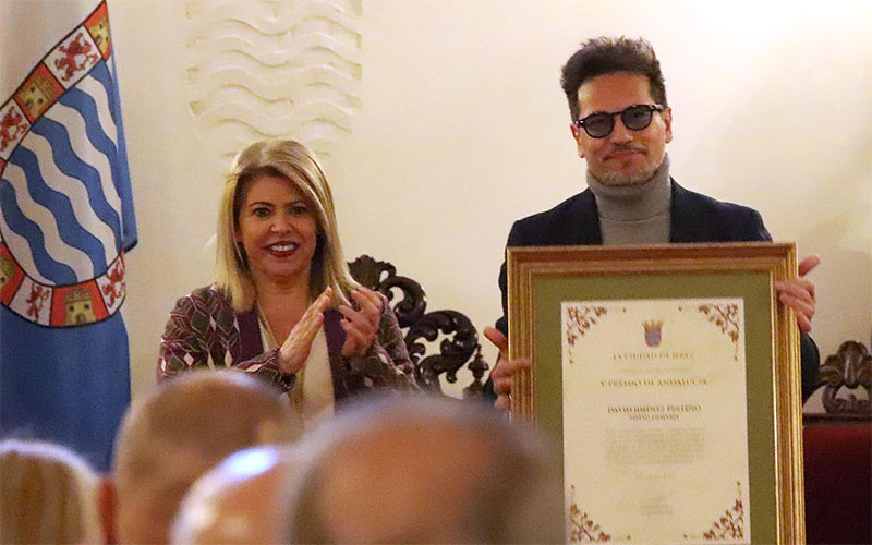 David DeMaría recoge el Premio Día de Andalucía en “el lugar más hermoso al que puedo retornar”
