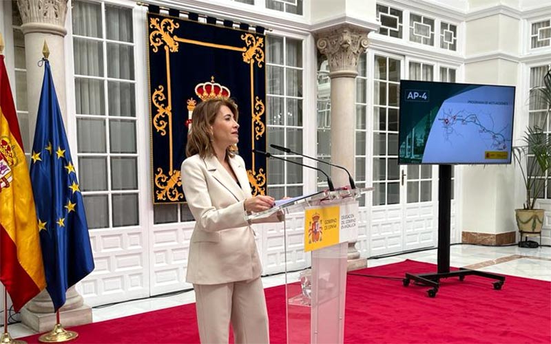 El Gobierno proyecta actuaciones en la liberada AP-4 entre Cádiz y Sevilla para “adecuar la vía a la realidad actual y las necesidades del futuro”