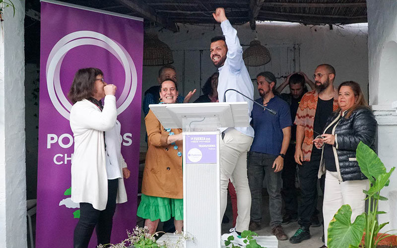Podemos, con Carlos Fernández de alcaldable, trabajará para construir “una Chiclana donde podamos y queramos vivir”
