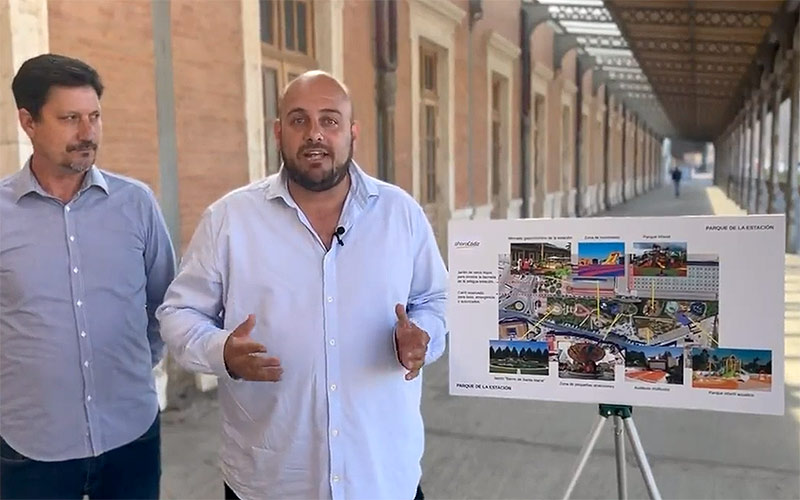 Ahora Cádiz plantea un parque “novedoso” en la explanada de Renfe y más aparcamientos en altura “gratis para los gaditanos”