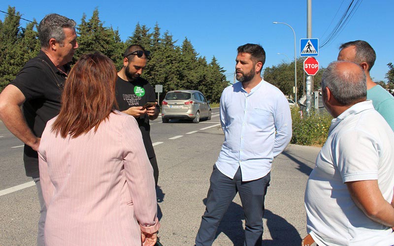Palmero (IU) plantea en su programa electoral conectar el diseminado con el centro “a través de carriles bici y caminos peatonales seguros”