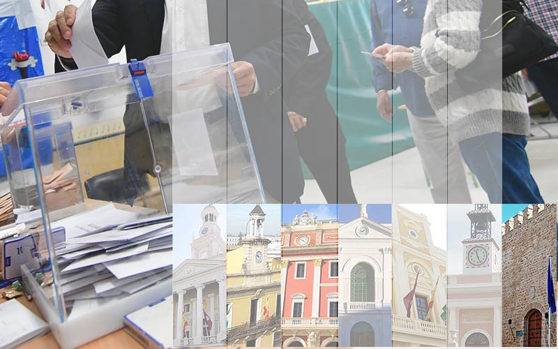 Candidaturas presentadas en Rota a las elecciones municipales del 28-M de 2023