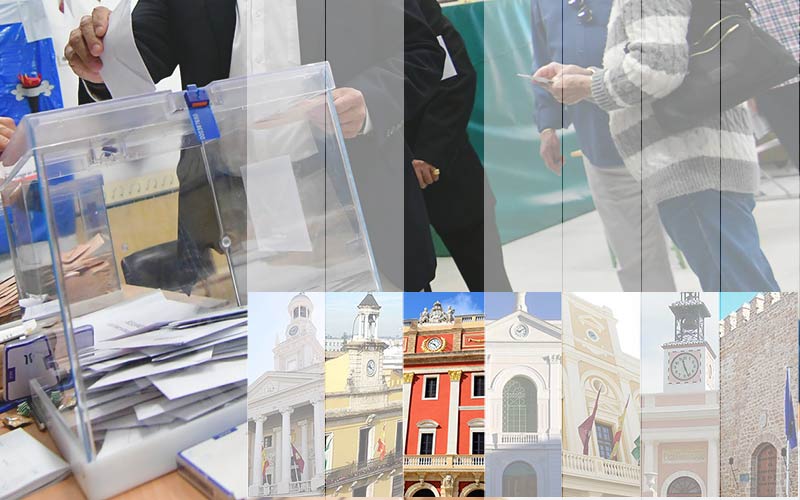 Candidaturas presentadas en San Fernando a las elecciones municipales del 28-M de 2023