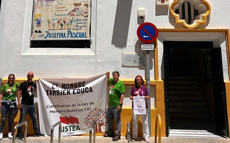 Urgen a la Junta al cambio de nombre “vinculado al franquismo” de dos colegios de Cádiz