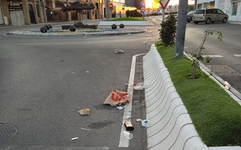 Fadricas implora al Ayuntamiento de San Fernando que prohíba los “botellones ilegales” ante el “grave daño a la imagen del polígono”