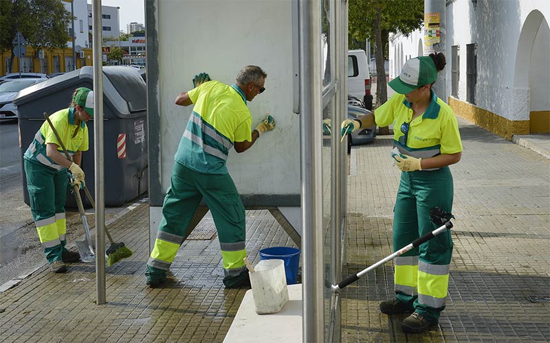 Un operativo especial de limpieza, entre las primeras medidas del flamante Gobierno del PP buscando que “Jerez recupere el brillo”