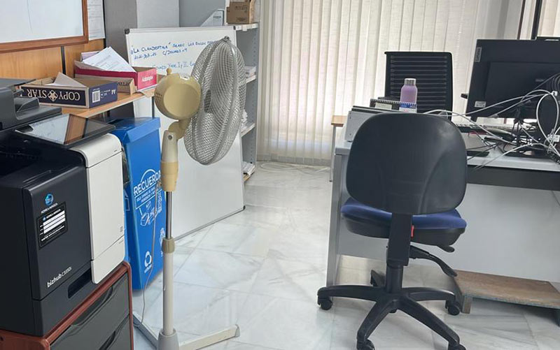 Mucho calor en las dependencias de Urbanismo