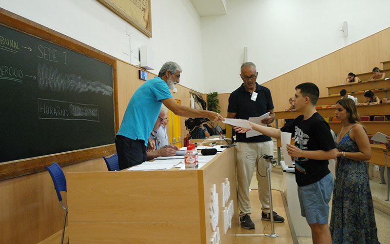 Más de 1.800 estudiantes en la provincia de Cádiz se examinan de la Selectividad extraordinaria