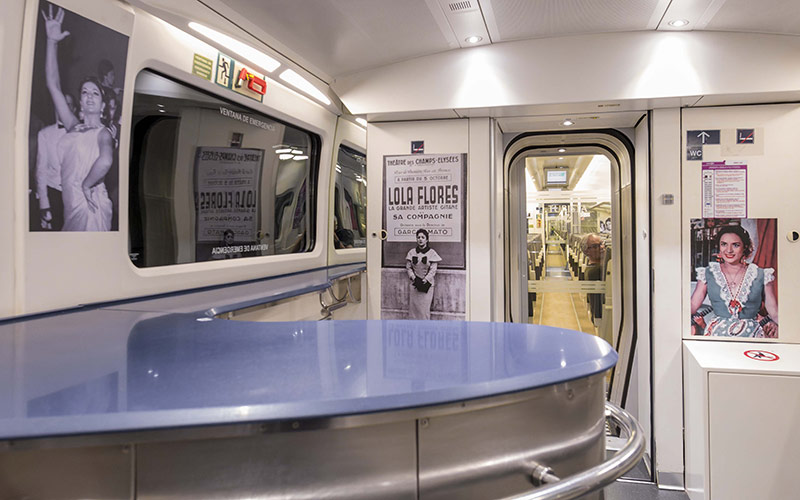 Lola Flores se ‘sube’ al tren