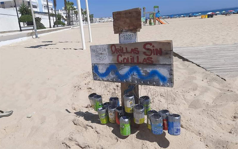 ‘Orillas sin colillas’, en las playas de Rota