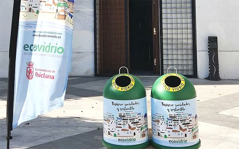 Hasta 314 toneladas de vidrio recogidas en Chiclana entre junio y julio, y queda agosto