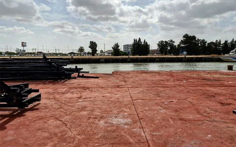 Todo listo para que arranquen los trabajos de la segunda pasarela peatonal sobre el río Guadalete