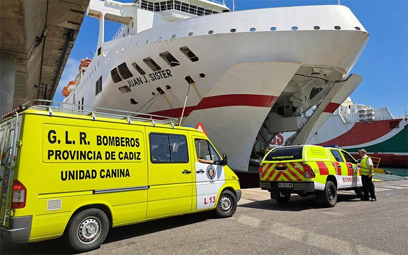 Bomberos de Cádiz viajan a Marruecos para participar en la búsqueda de supervivientes