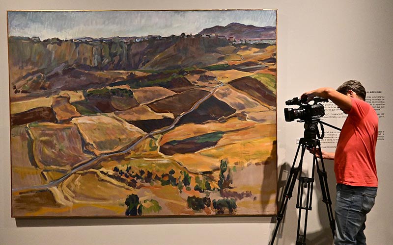 La Fundación Unicaja invita a ‘asomarse’ en Cádiz a la aportación a la pintura paisajística contemporánea del austriaco-andaluz Greissing