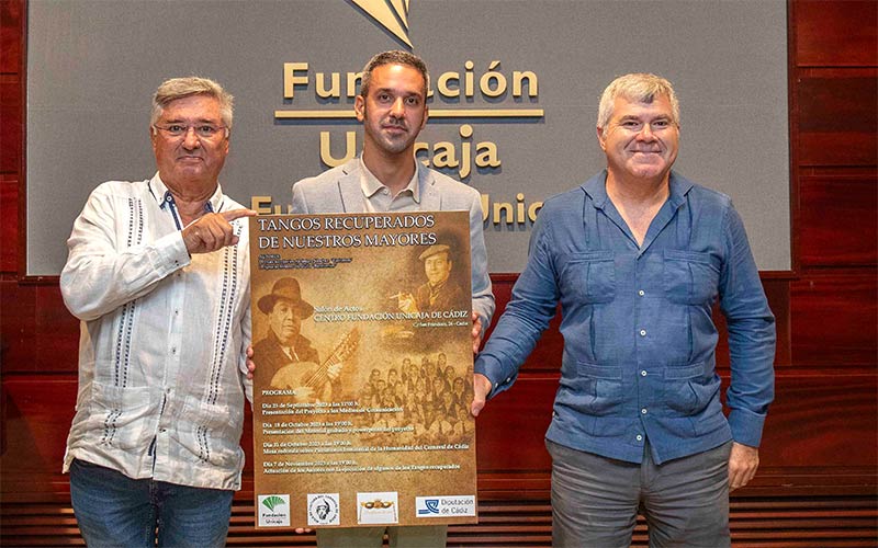 El Aula de Cultura del Carnaval de Cádiz y la Fundación Unicaja se alían para rescatar tangos