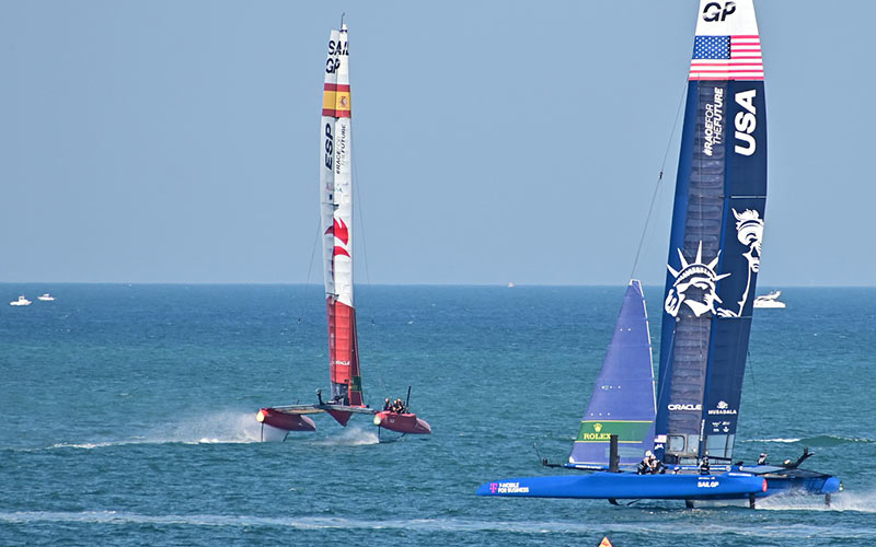 SailGP alcanza su prueba “más esperada” de la temporada: los catamaranes ya ‘vuelan’ en Cádiz