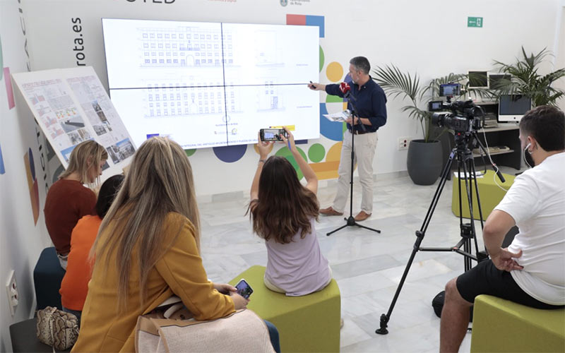 Unas obras “ambiciosas”: la rehabilitación del edificio del antiguo Ayuntamiento de Rota
